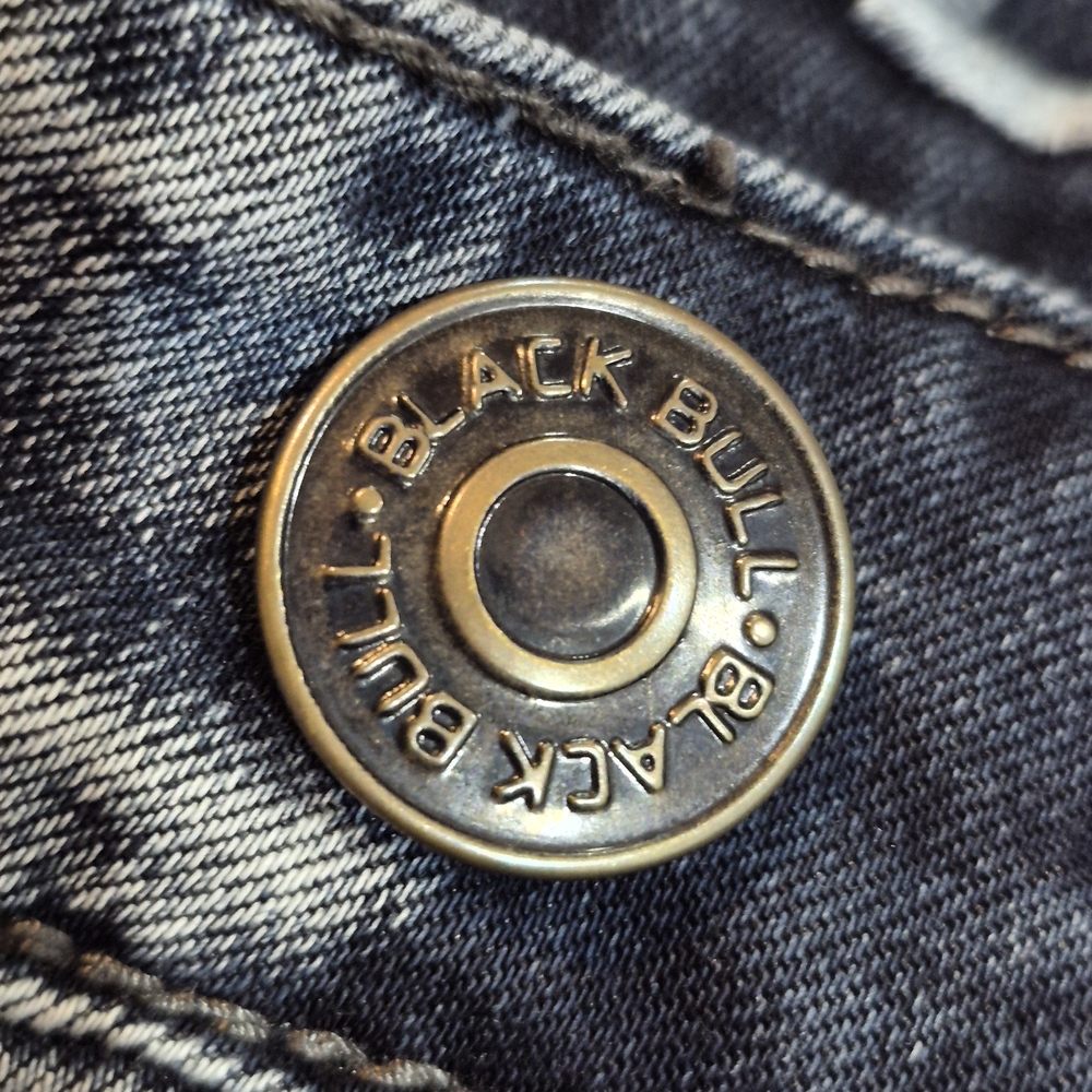 Black Bull Slim Fit Jeans for Men - Picture 4 of 7